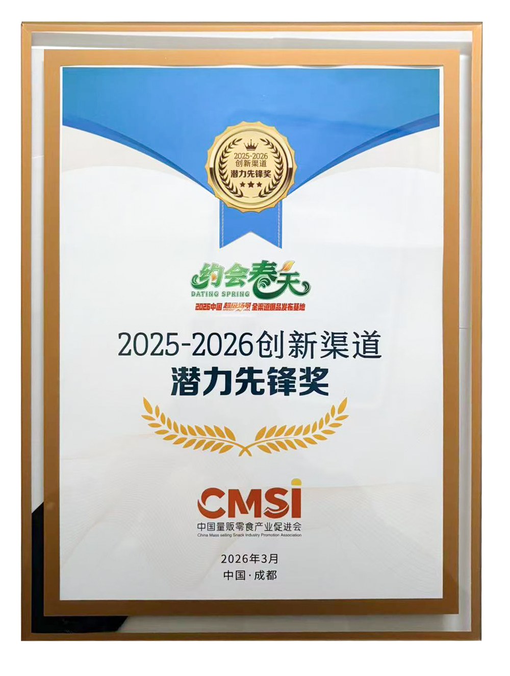 2025-2026创新渠道潜力先锋奖
