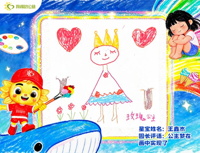 星宝王鑫杰的画作
